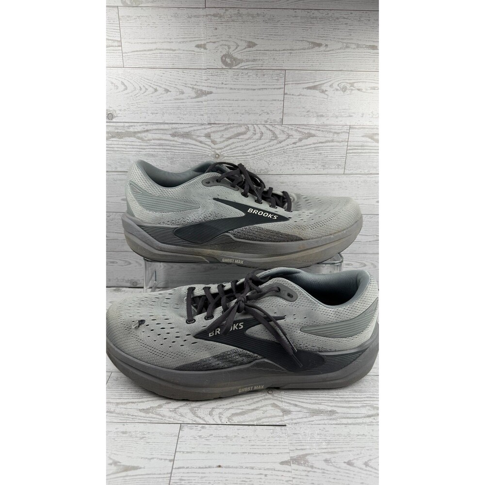Brooks Ghost 3 Max 1104644E069 Gray US 14 4E Men's Sneakers Running Shoes #379